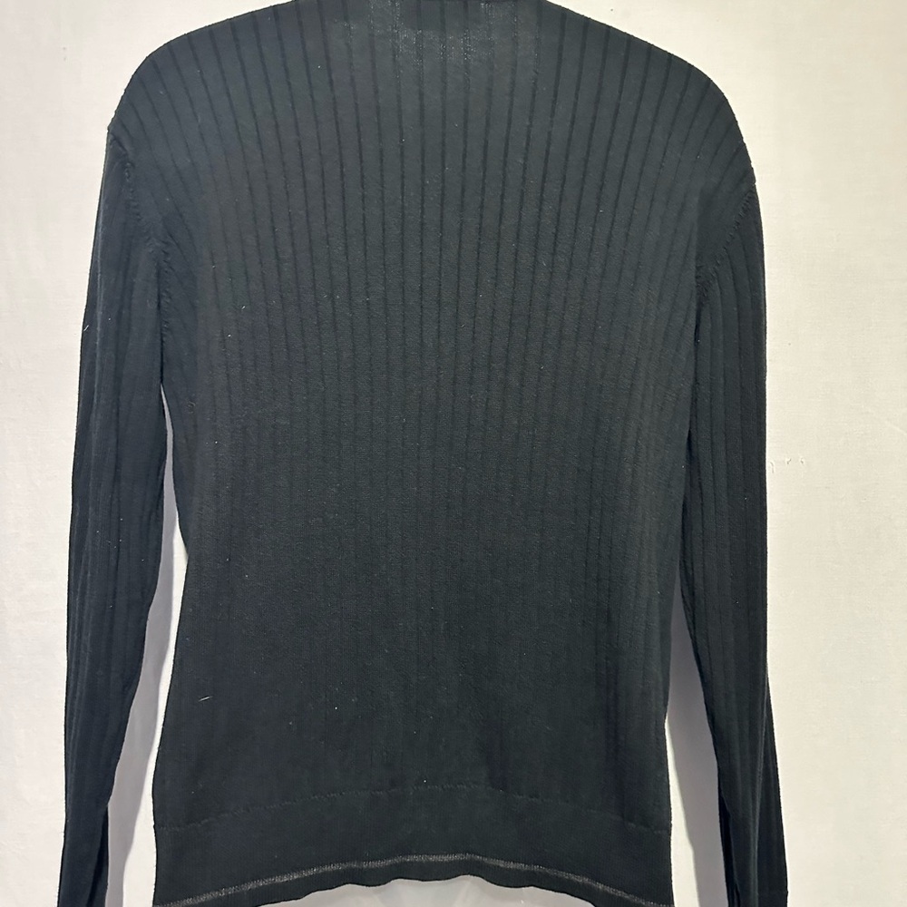 Nick(it) Classic Black V Neck Sweater size Large - Picture 3 of 4
